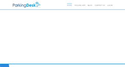 Desktop Screenshot of parkingdesk.com